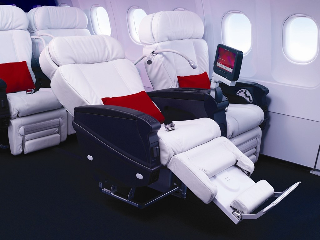 Virgin America First Class Seat